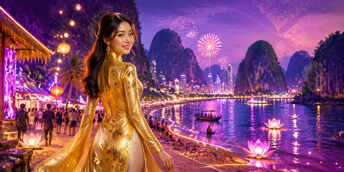 Người mặc áo dài tại Ninh Bình thưởng thức giải trí casino của okking